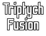Triptych Fusion white & black